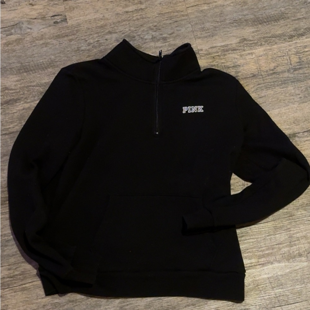 Pink 3/4 zip pullover